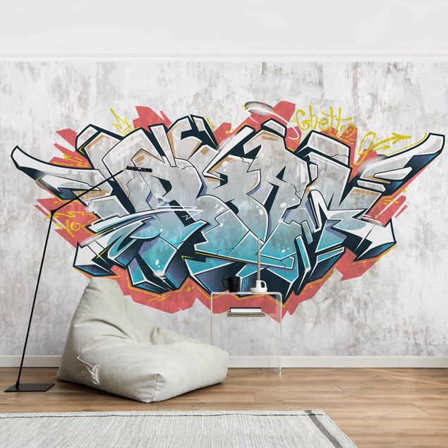 Design Tapete Graffiti Art Urban
