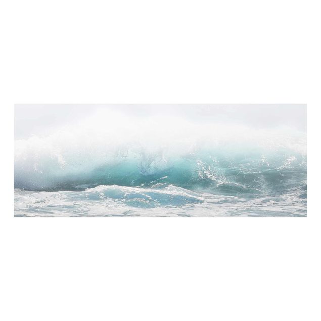 Glasbilder Große Welle Hawaii