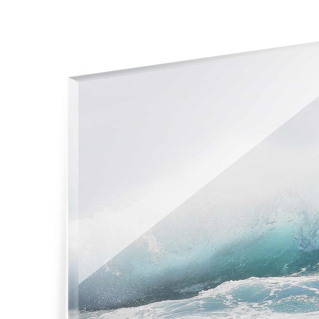 Glasbild - Große Welle Hawaii - Querformat