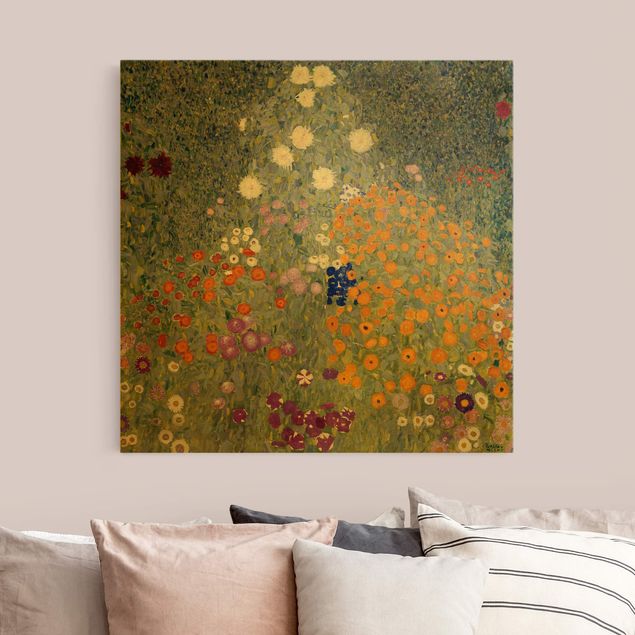 Bilder Jugendstil Gustav Klimt - Bauerngarten