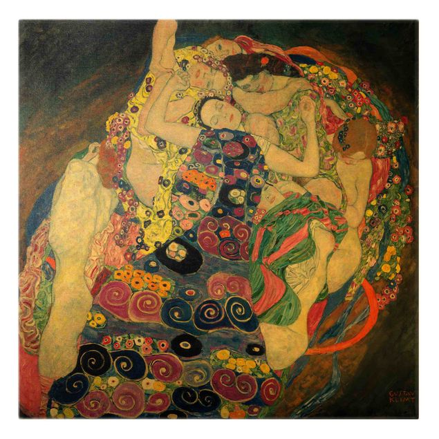 Klimt Gemälde Gustav Klimt - Die Jungfrau