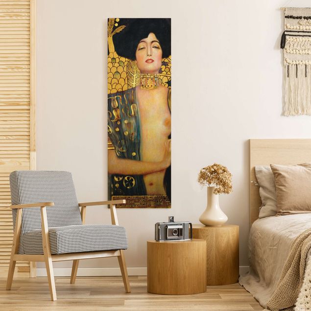 Retro Wandbilder Gustav Klimt - Judith I