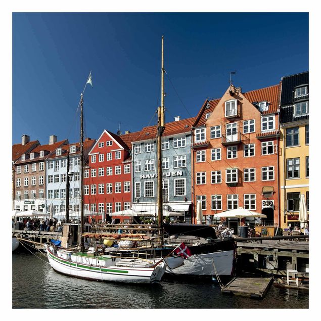 Fototapeten Hafen in Kopenhagen