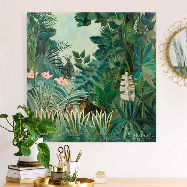 Wandbilder XXL Henri Rousseau - Dschungel am Äquator
