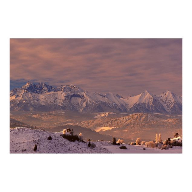 Fototapete - Hohe Tatra am Morgen