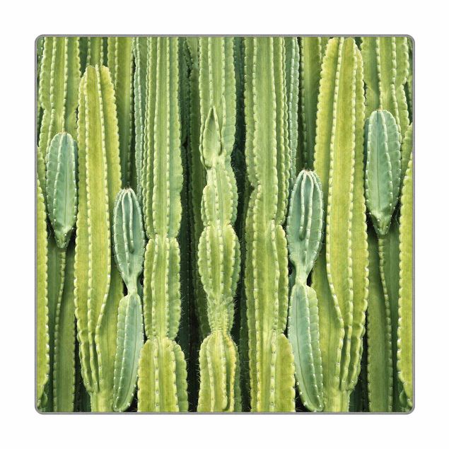Große Teppiche Kaktus Wand