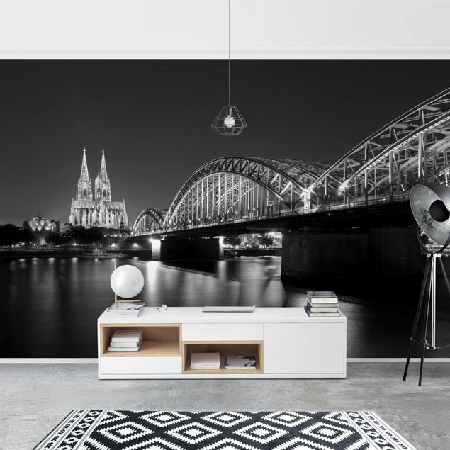 Design Tapete Köln bei Nacht II