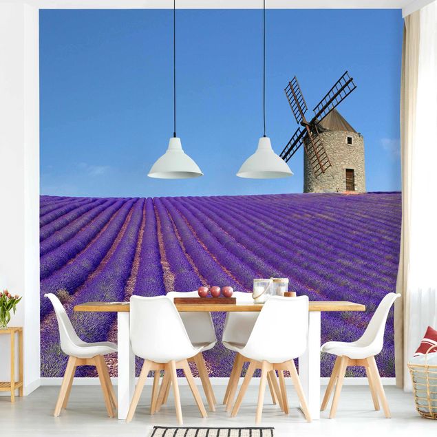 Tapeten modern Lavendelduft in der Provence