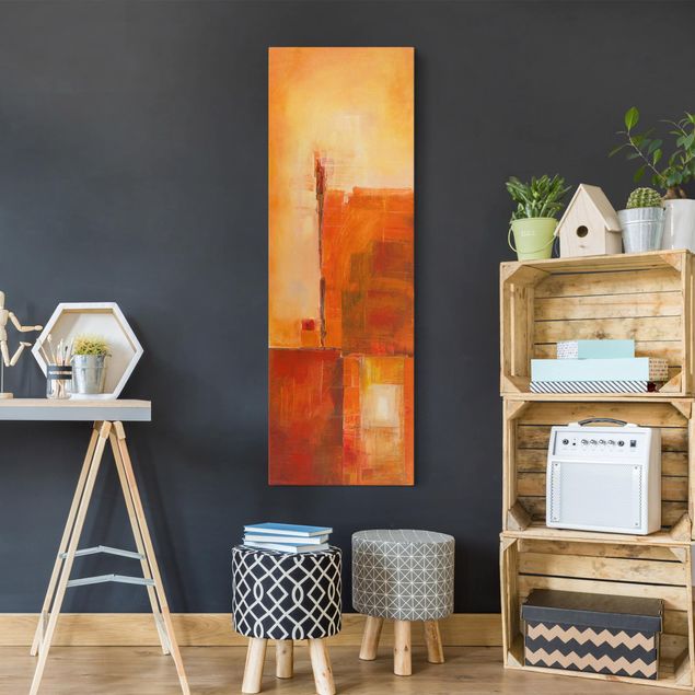 Wandbilder abstrakt Abstrakt Orange Braun