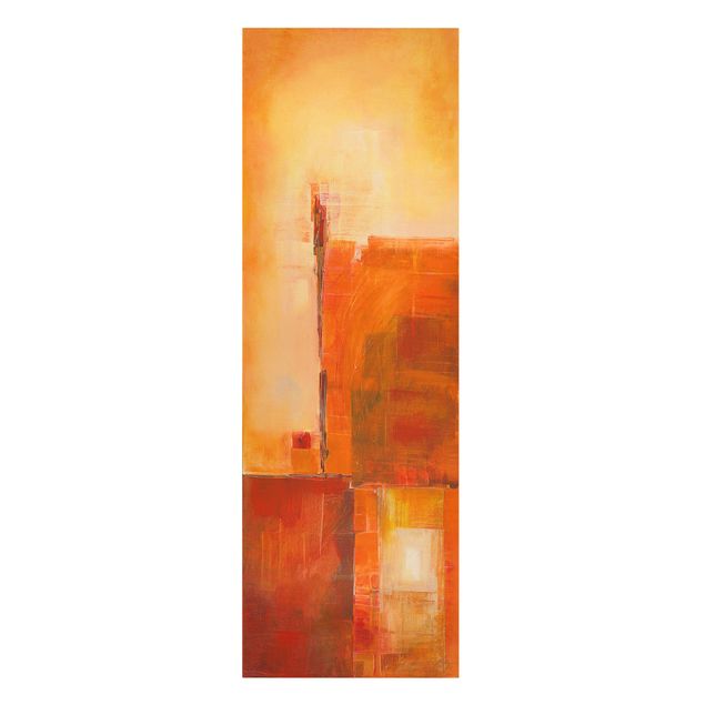 Kunstdrucke auf Leinwand Abstrakt Orange Braun