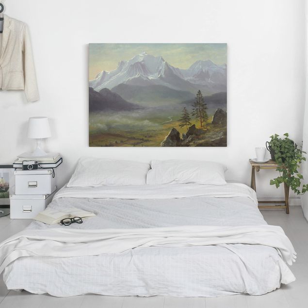 Kunstdrucke Romantik Albert Bierstadt - Mont Blanc