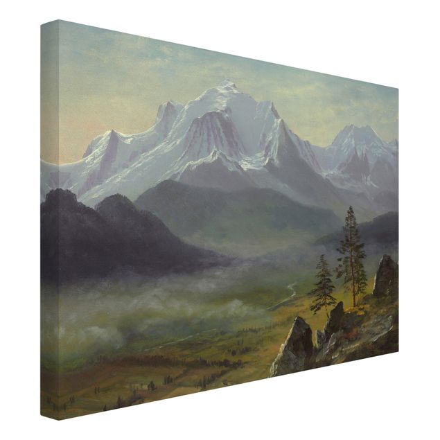 Leinwandbilder Landschaft Albert Bierstadt - Mont Blanc