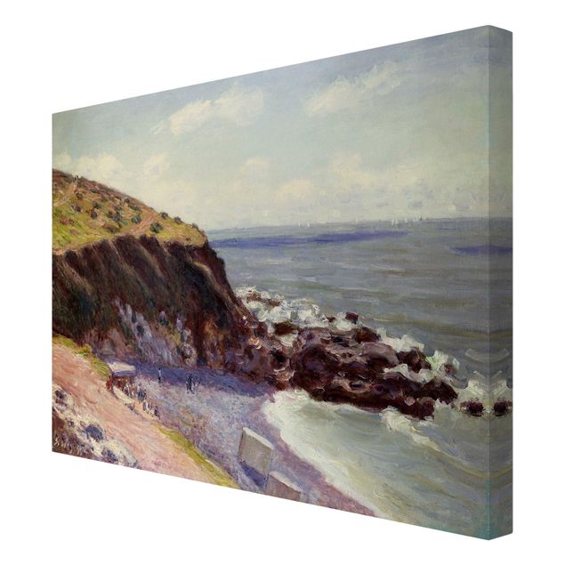 Kunstdrucke auf Leinwand Alfred Sisley - Lady's Cove - Langland Bay