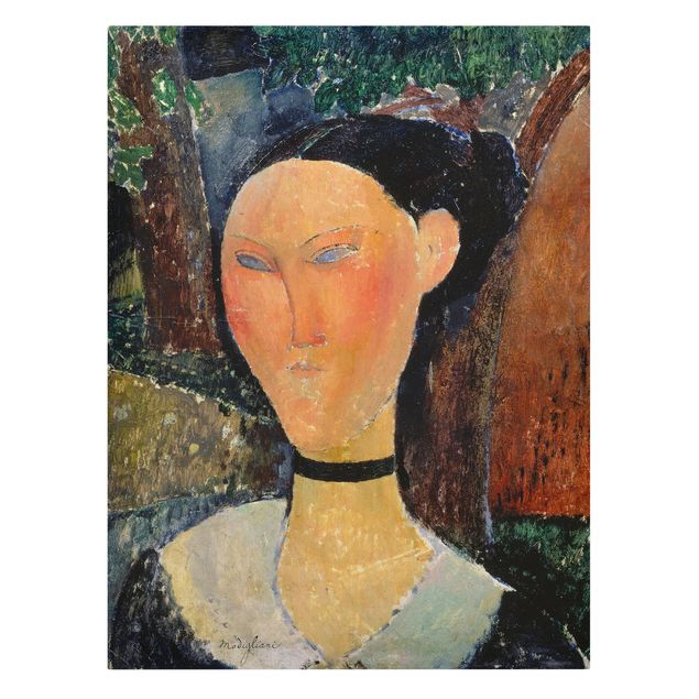 Amedeo Modigliani Bilder Amedeo Modigliani - Junge Frau