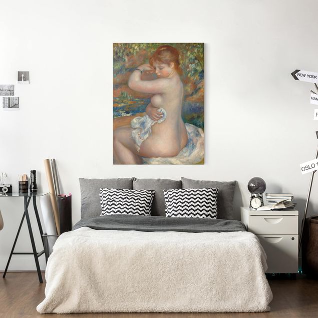 Leinwand Kunstdruck Auguste Renoir - Badende