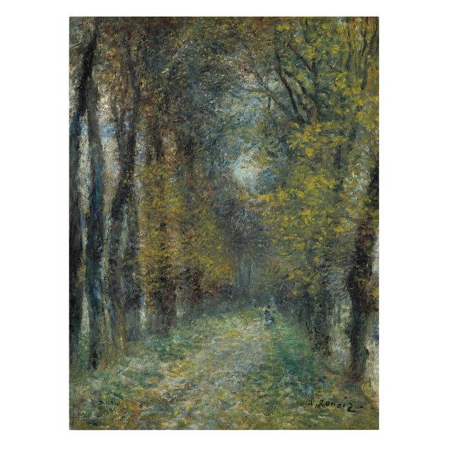 Wandbilder Wald Auguste Renoir - Die Allee