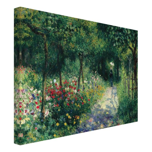 Leinwandbild Kunstdruck Auguste Renoir - Frauen im Garten