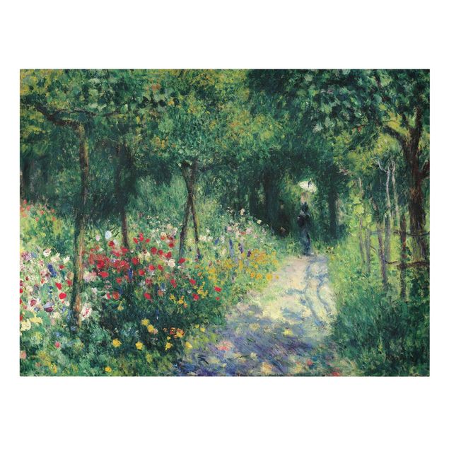 Leinwandbild Kunstdruck Auguste Renoir - Frauen im Garten