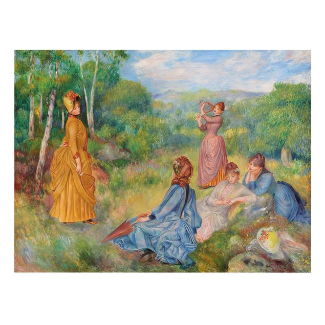 Wandbilder Baum Auguste Renoir - Federballspiel