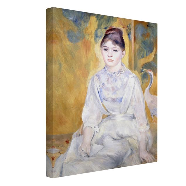 Leinwandbilder Wohnzimmer modern Auguste Renoir - Junges Mädchen mit Brief