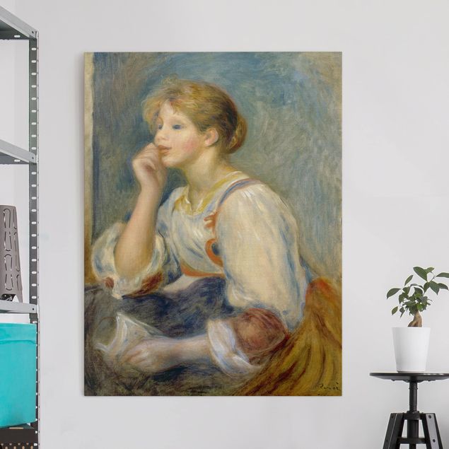 Leinwandbilder XXL Auguste Renoir - Junges Mädchen mit Brief