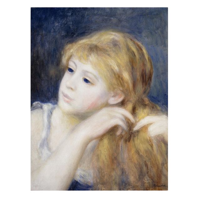Bilder von Renoir Auguste Renoir - Kopf eines Mädchens
