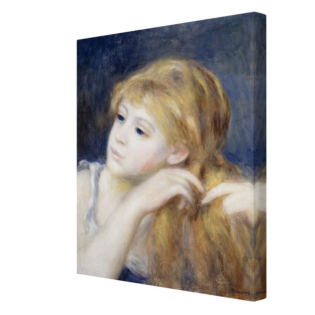 Schöne Wandbilder Auguste Renoir - Kopf eines Mädchens
