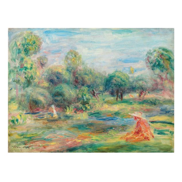 Leinwandbilder Wald Auguste Renoir - Landschaft bei Cagnes