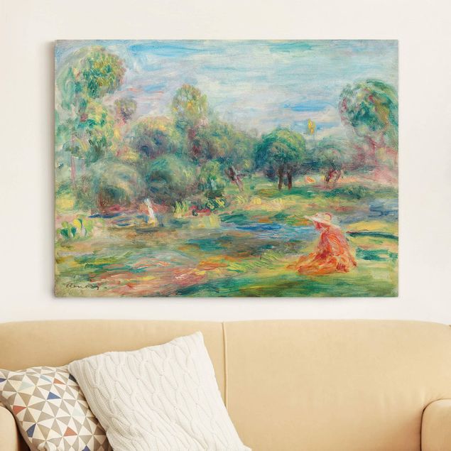 Leinwandbilder XXL Auguste Renoir - Landschaft bei Cagnes