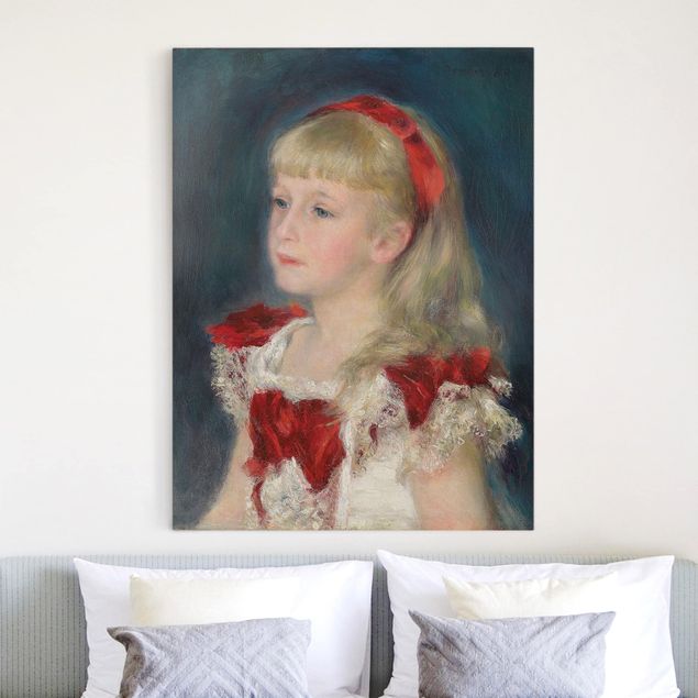 Leinwand Bilder XXL Auguste Renoir - Mademoiselle Grimprel