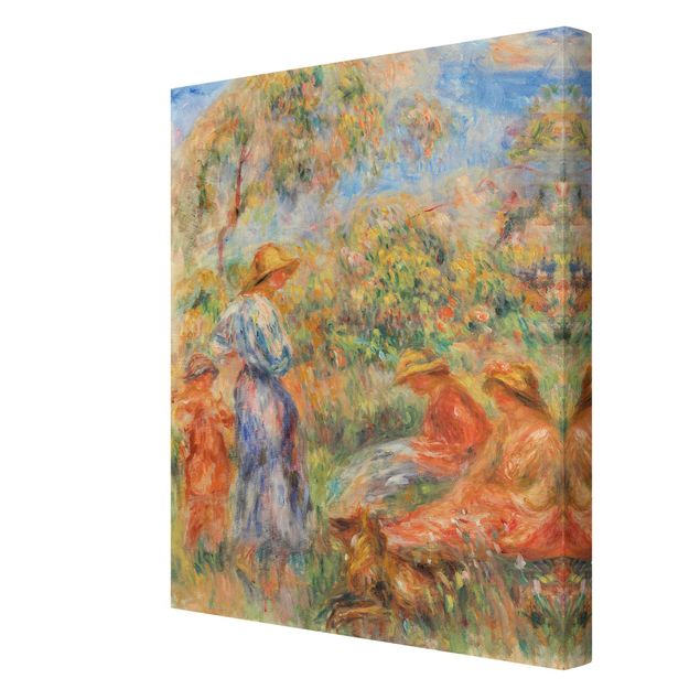 Bilder von Renoir Auguste Renoir - Landschaft mit Frauen und Kind