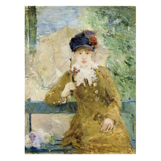 Bilder für die Wand Berthe Morisot - Dame mit Sonnenschirm