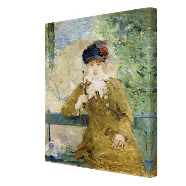 Schöne Leinwandbilder Berthe Morisot - Dame mit Sonnenschirm