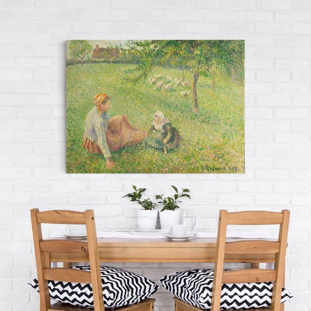 Kunstdrucke Impressionismus Camille Pissarro - Gänsehirtin