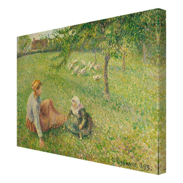 Camille Pissarro Leinwandbilder Camille Pissarro - Gänsehirtin