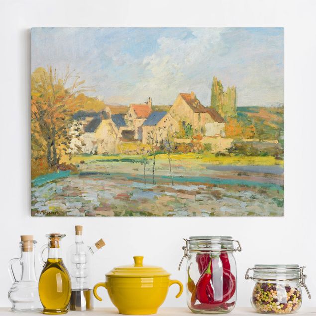 Wandbilder XXL Camille Pissarro - Landschaft bei Pontoise