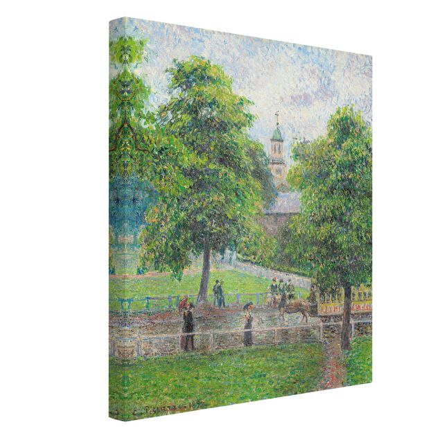 Pointillismus Bilder Camille Pissarro - Saint Anne's Church
