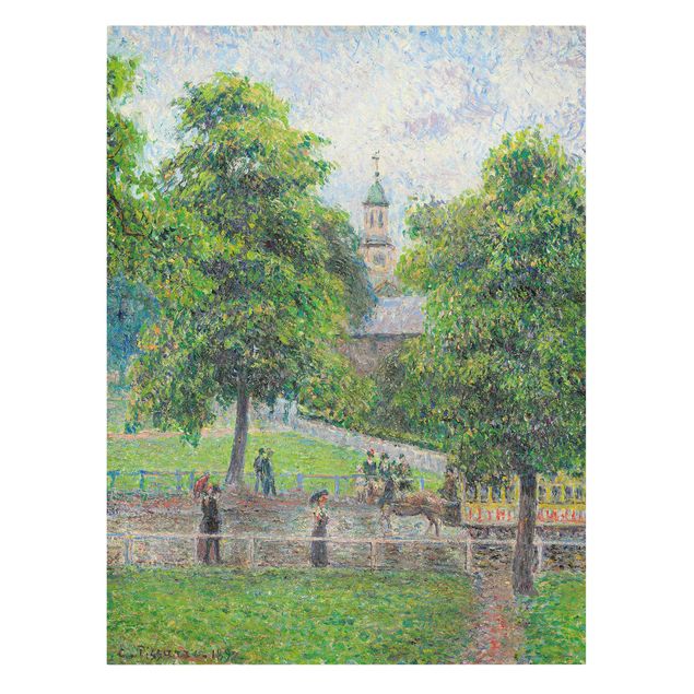 Post Impressionismus Bilder Camille Pissarro - Saint Anne's Church