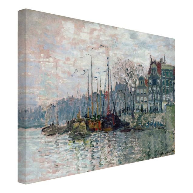 Wandbilder Städte Claude Monet - Kromme Waal Amsterdam