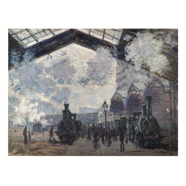 Leinwandbilder Skyline Claude Monet - Gare Saint Lazare