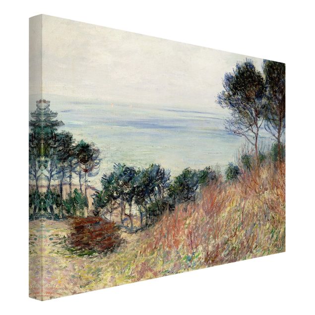 Leinwandbilder Strand und Meer Claude Monet - Küste Varengeville