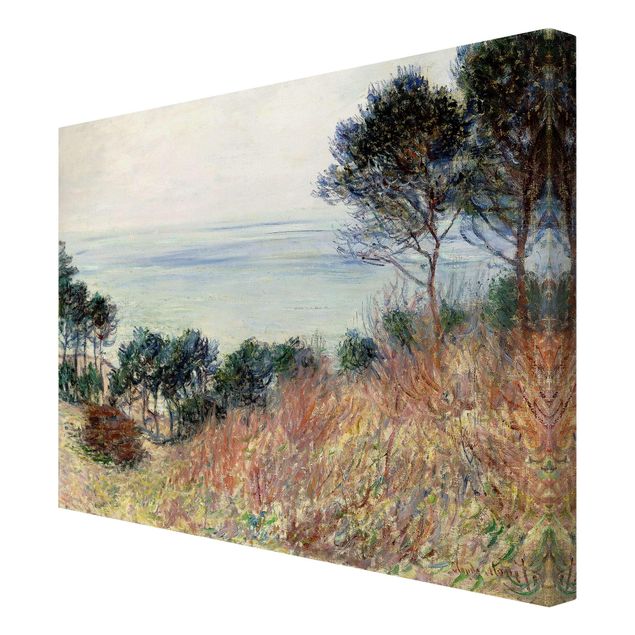 Wandbilder Wohnzimmer modern Claude Monet - Küste Varengeville