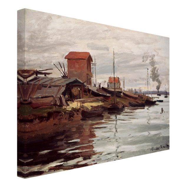 Leinwandbilder Strand und Meer Claude Monet - Seine Petit-Gennevilliers