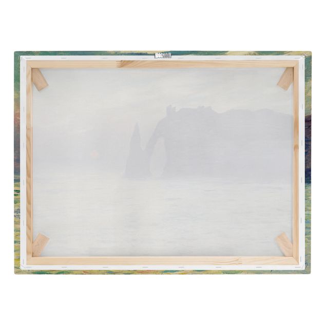 Kunstdrucke auf Leinwand Claude Monet - Felsen Sonnenuntergang