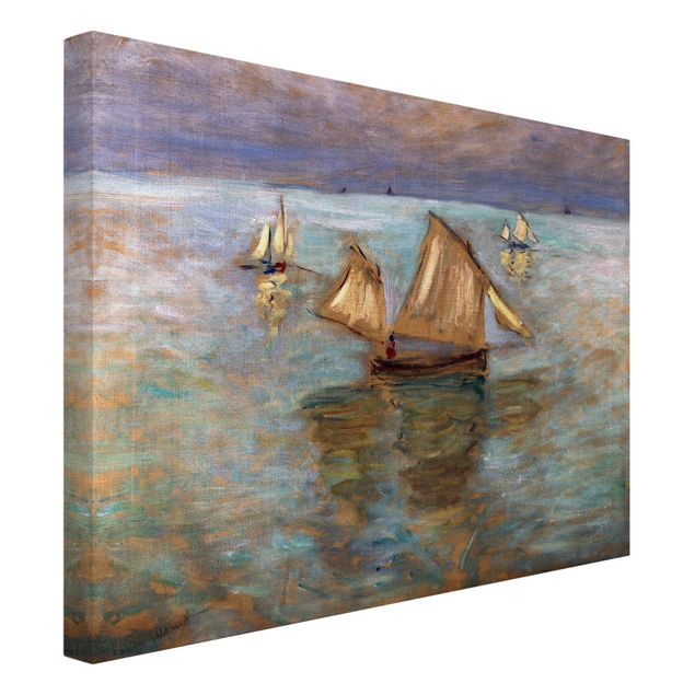 Leinwandbilder Strand und Meer Claude Monet - Fischerboote