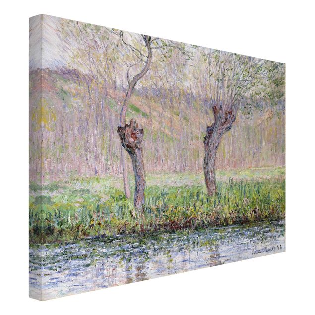 Kunstdrucke auf Leinwand Claude Monet - Weidenbäume Frühling