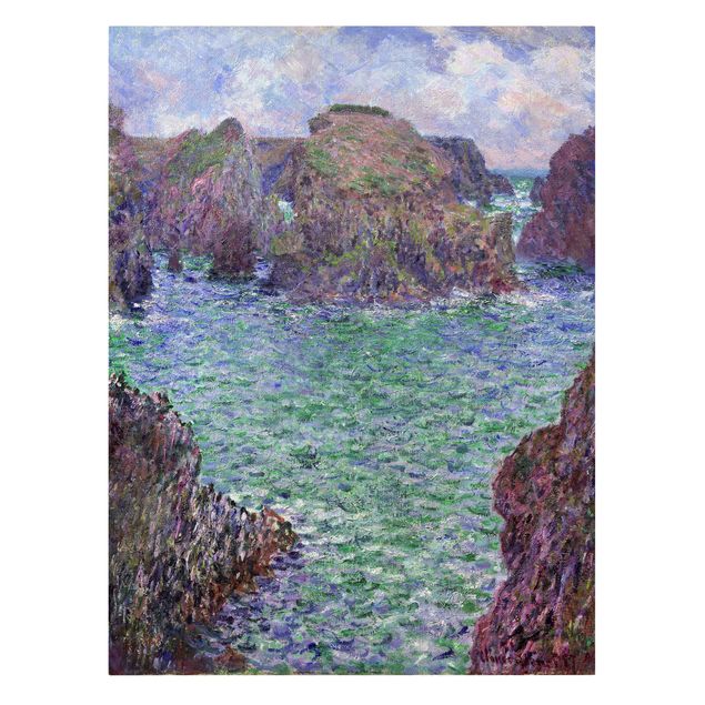 Leinwandbilder Strand und Meer Claude Monet - Port Goulphar