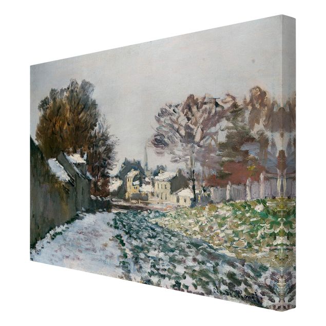 Bilder von Monet Claude Monet - Schnee bei Argenteuil