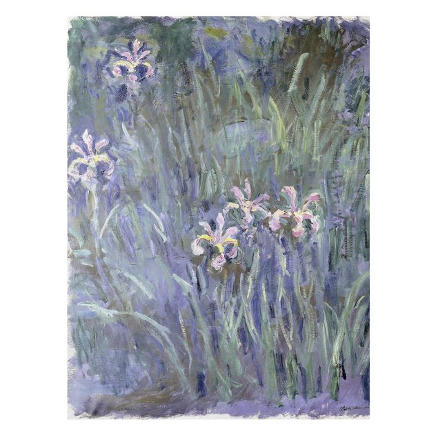Stillleben Leinwand Claude Monet - Schwertlilien