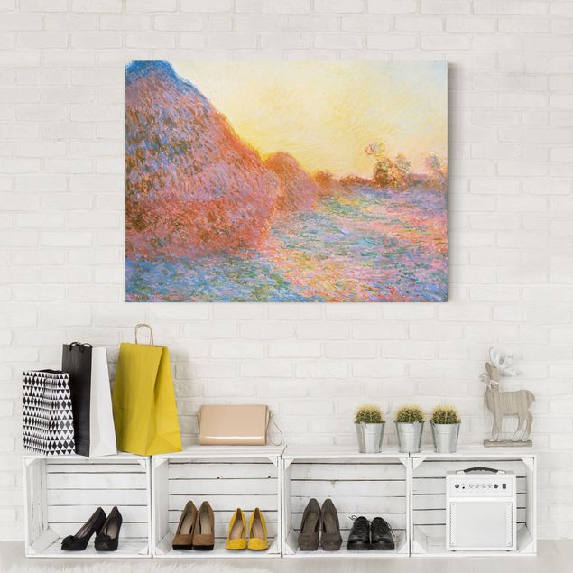 Kunstdrucke Impressionismus Claude Monet - Strohschober